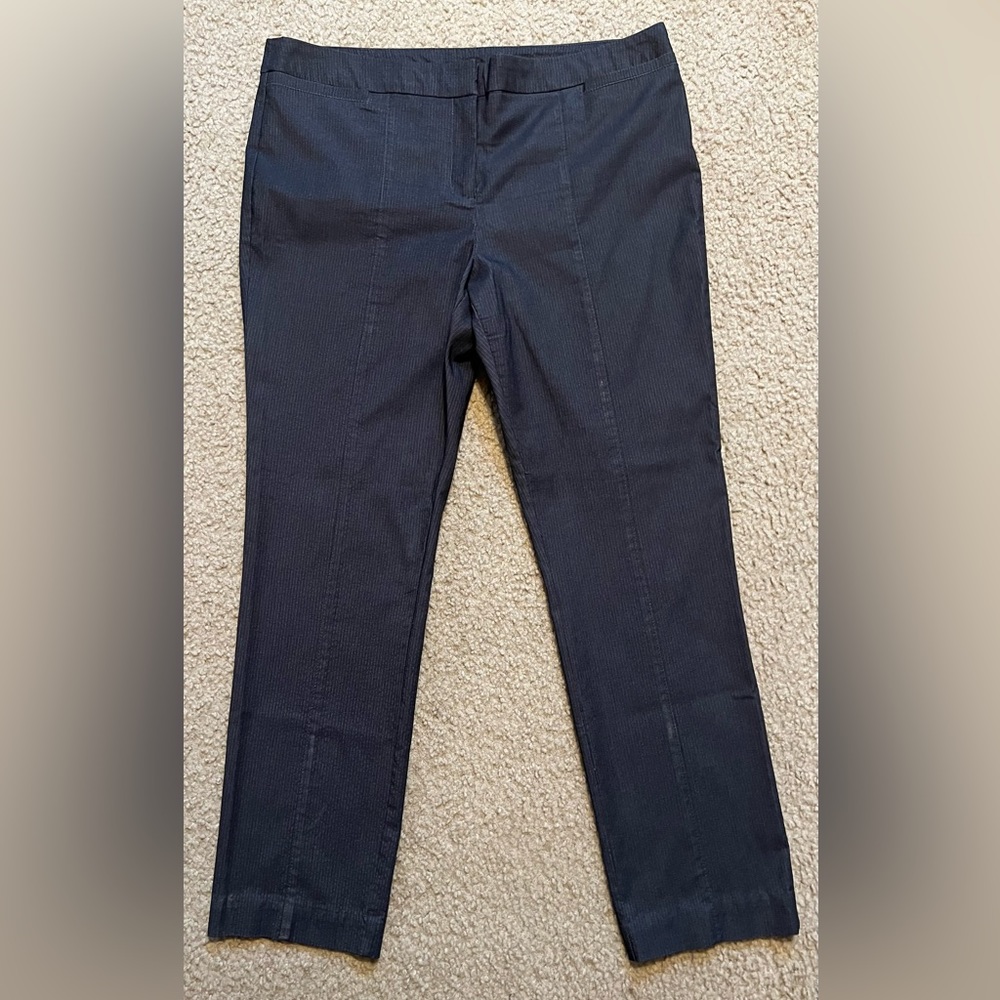 Worthington Women’s Slim Fit Pants, Zipper And Hook/Eye Closure, Color: Gray, 16